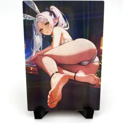 Frieren: Beyond Journey's End Sexy Anime Waifu Bunny Girl Goddess Story Art Card - Image 3