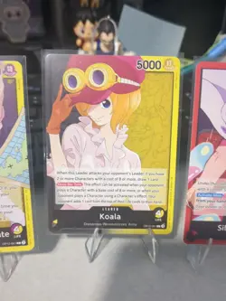 Bandai One Piece Card Game OP12 Leader Zoro Rayleigh Koala Rosinante - Image 4
