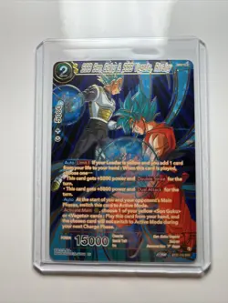 SSB Son Goku & SSB Vegeta, Rivalry Foil SPR NM Dragon Ball Super ccg card game - Image 1