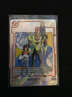 Dragon Ball Manga Booster Card Fusion Android 16 SB01-002 Alternate Art - Image 1