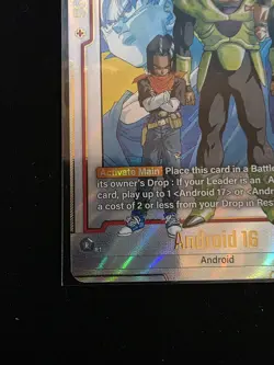 Dragon Ball Manga Booster Card Fusion Android 16 SB01-002 Alternate Art - Image 5