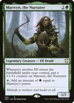 Marwyn, the Nurturer: MtG Magic the Gathering Kaldheim Commander Rare - Image 1