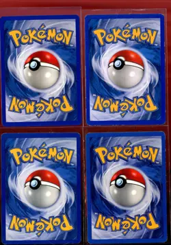 Charmander Bulbasaur Squirtle Pikachu 4th Print Ex/LP Base 1999-2000 Pokemon - Image 2