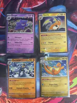Sam’s Club Exclusive Pokemon 151 Promos Set Of 4 Gengar Dragonite Raichu Machamp - Image 1