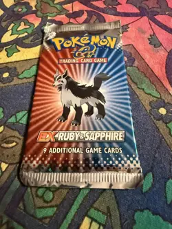 Pokemon EX Ruby & Sapphire Booster Pack | Factory Sealed | Mightyena - Image 5