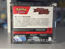 Destined Rivals Booster Box Sealed with Acrylic: Pokemon Scarlet & Violet - Image 3