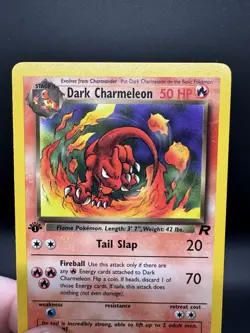 Pokemon TCG Team Rocket Dark Charmeleon 32/82 1st Edition Vintage WOTC LP - Image 3