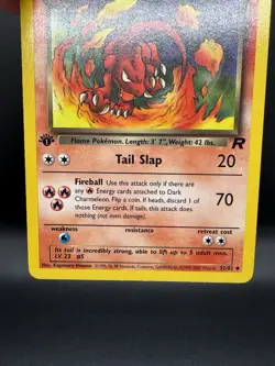 Pokemon TCG Team Rocket Dark Charmeleon 32/82 1st Edition Vintage WOTC LP - Image 4