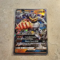 Machamp GX - 64/147 - Burning Shadows Sun & Moon Ultra Rare NM Pokemon - Image 1