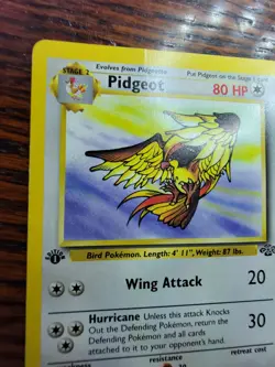 MP - Pokemon TCG Pidgeot Jungle 24/64 Regular 1st Edition Rare - Image 2