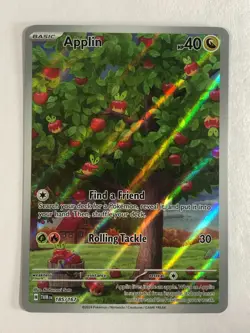Pokemon TCG Twilight Masquerade Applin 185/167 Near Mint - Image 1