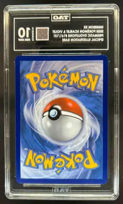 2025 Pokemon SV Prismatic Evolutions - PRE EN Umbreon ex #161/131 TAG 10 - Image 2