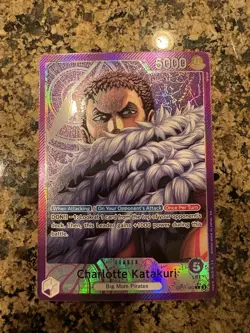 Charlotte Katakuri OP11-062 Leader AA a Fist of Divine Speed English - Image 1