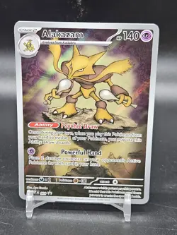 2025 Pokemon Mega Evolution Black Star Promo Holo Alakazam #009 - Image 1