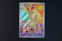 Rapidash 189/182 Holo Shiny Pokemon TCG Card Destined Rivals 2025 NEAR MINT - Image 1