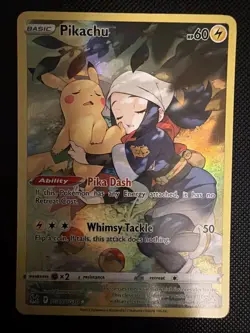 Pikachu - TG05/TG30 - Pokemon Lost Origins Trainer Gallery Holo Rare Card NM - Image 1