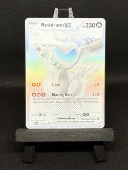 Pokemon TCG Reshiram EX White Flare Mint-Near Mint Condition Card 173/086 BWR - Image 3