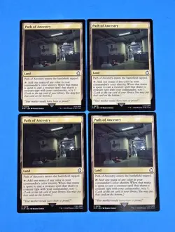 4x Path of Ancestry Universes Beyond Fallout 2024 PIP Mtg Magic Card Land 279 - Image 1