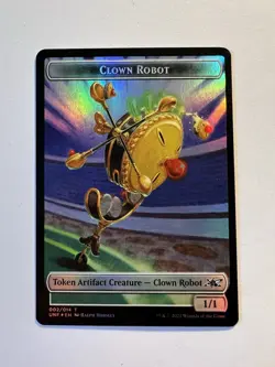 Clown Robot Token (002) / Balloon Token (07) - FOIL TOKEN - MTG Unfinity - NM - Image 1