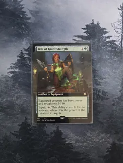 Belt of Giant Strength (Extended Art) Commander: Adventures in the Forgotten... - Image 1