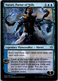 Narset, Parter of Veils U War of the Spark 61 NM Normal - Image 1