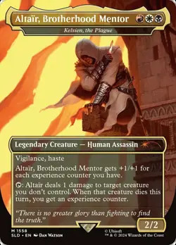[1x] Altair, Brotherhood Mentor - Kelsien, the Plague (1558) - Foil Near Mint, E - Image 1