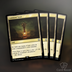MTG Magic x4 Command Tower 0259 Universes Beyond: Fallout PIP Playset - Image 1