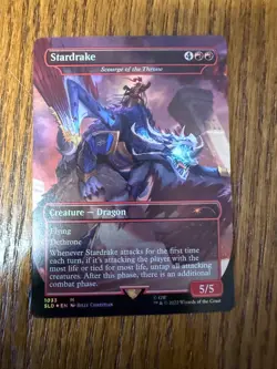 FOIL SECRET LAIR Stardrake - Scourge of the Throne NM mtg - Image 1