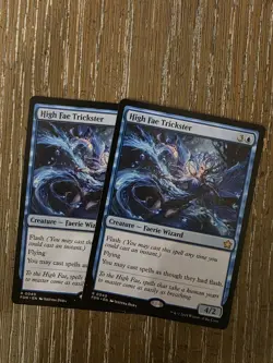 Magic: The Gathering High Fae Trickster #40 Foundations M/Nm Condition X2 - Image 1
