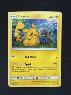 Pikachu SM86 Black Star Promo Holo - Shining Legends - NM/LP - RARE - POKEMON - Image 1