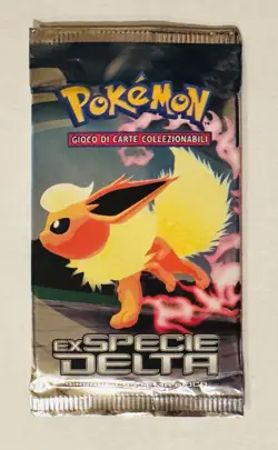 2005 Pokemon EX (ITALIAN) EX Delta Species Booster Pack - Flareon Artwork - Image 1