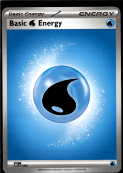 Basic Water Energy - MEE003 - Pokemon Mega Evolution - Image 1