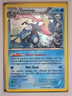 Pokemon TCG Greninja 41/146 Cosmos Holo Promo Blister Exclusives (BLE) LP - Image 1