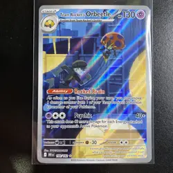 Team Rocket’s Orbeetle 198/182 Illustration Rare Pokemon Destined Rivals - Image 1
