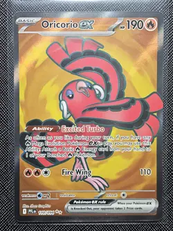 Pokemon TCG Oricorio EX 110/094 Ultra Rare Phantasmal Flames - NM - Image 1
