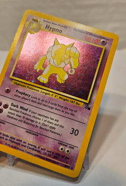 Hypno 8/62 Holo Rare Unlimited Fossil Pokemon 1245 - Image 3