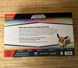 Pokemon TCG Prismatic Evolutions Eevee Pouch Special Collection Sealed - Image 3
