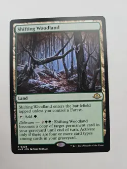Magic the Gathering Shifting Woodland Modern Horizons 3 NM Regular Card - Image 1
