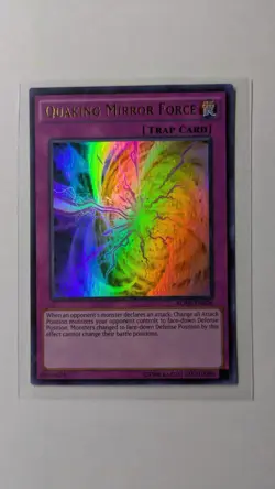 Yugioh! LP Quaking Mirror Force - BOSH-EN076 - Ultra Rare - Image 1