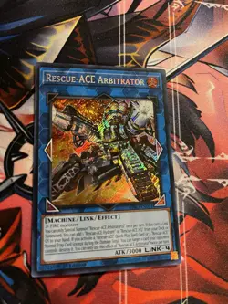 Rescue-ACE Arbitrator BPRO-EN051 Secret Rare 1st Edition Yugioh Burst Protocol - Image 1