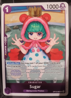 Sugar - OP10-065 - R - Foil - Royal Blood One Piece CCG - Image 1