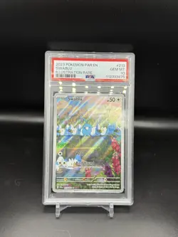 2023 POKEMON PAR EN-PARADOX RIFT #213 SWABLU ILLUSTRATION RARE PSA 10 - Image 1