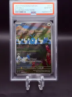 Swablu 213/182 Illustration Rare Paradox Rift 2023 Pokemon - PSA 10 - Image 1