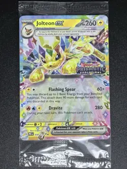 Jolteon Ex 030/131 SEALED Prismatic Evolutions Stamped Promo Pokemon Card TCG - Image 1