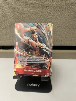 Monkey D. Garp Alt Art OP13-016 - One Piece English Card - Carrying on His Will - Image 5