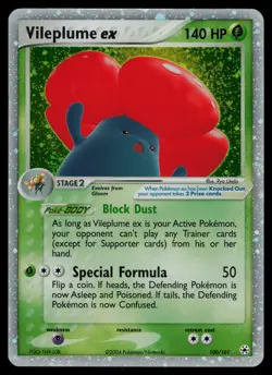 Vileplume EX - 100/101 - Pokemon Card Ex Hidden Legends Holo Ultra Rare - LP - Image 1