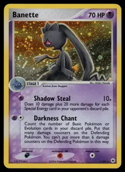 Banette - 1/101 - Ex Hidden Legends Holo Rare Pokemon Card - LP - Image 3