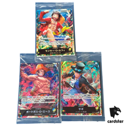 [SEALED 3 CARD] Sabo Ace Luffy ST13-001-002-003 Seven Eleven PROMO One Piece - Image 2