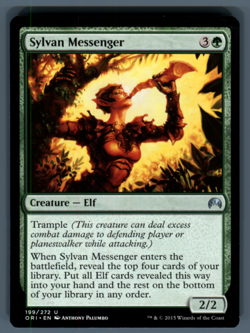 MTG Sylvan Messenger Creature Elf Magic Origins 199 ORI Uncommon - Image 1