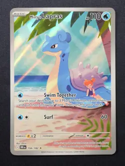 Misty's Lapras Destined Rivals 194/182 Illustration Rare Pokemon TCG Near Mint - Image 1